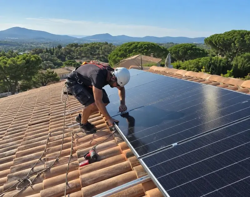 Installateur panneaux solaires Théziers — pose photovoltaïque sur toiture