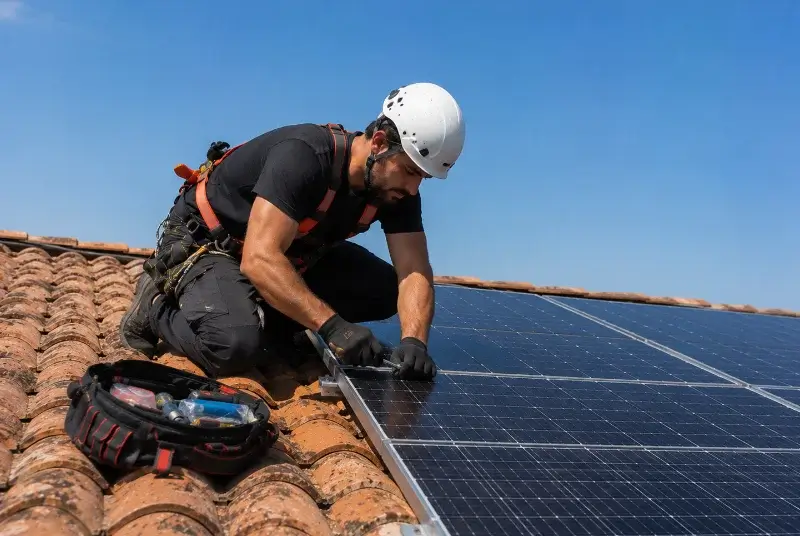 Maintenance et monitoring de panneaux solaires à Théziers